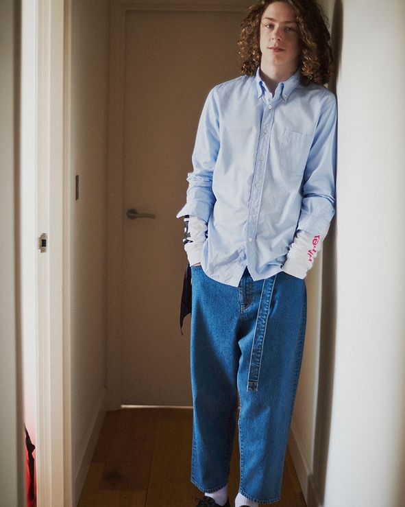uniform experiment releases their 90's inspired wide cropped denim ...