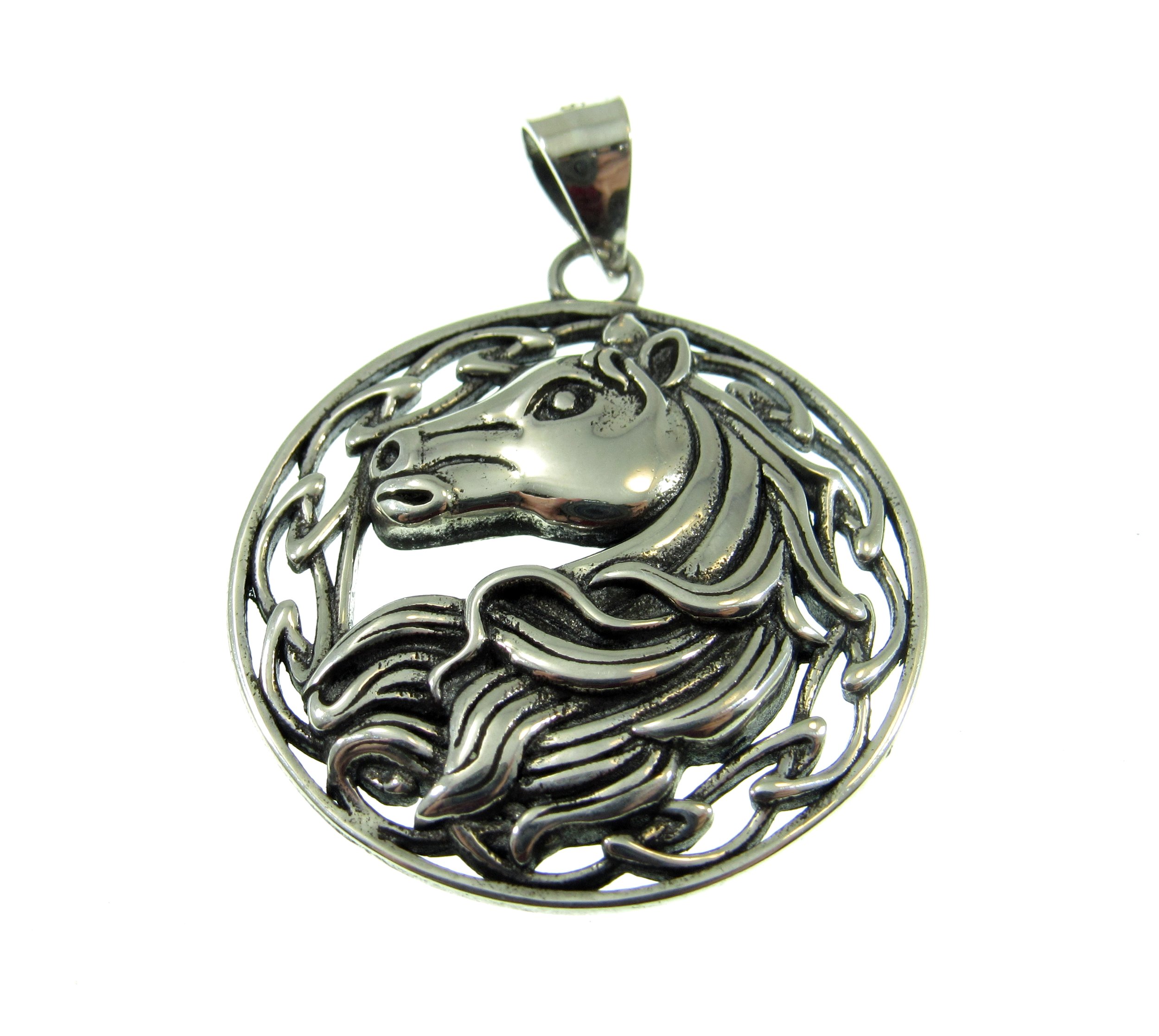 925 solid Sterling silver Majestic Tiger pendant