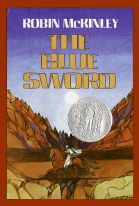 Original cover for The Blue Sword by Robin McKinley