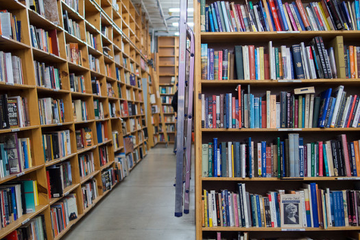 Powells Bookstore in Portland, Oregon Source