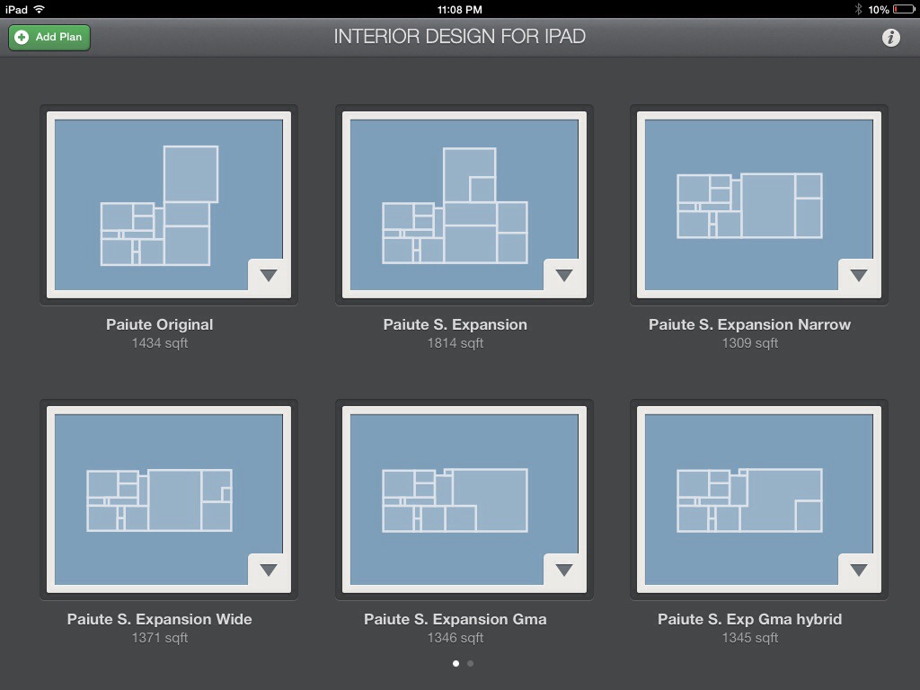 Interior Design app for iPad Screenshot