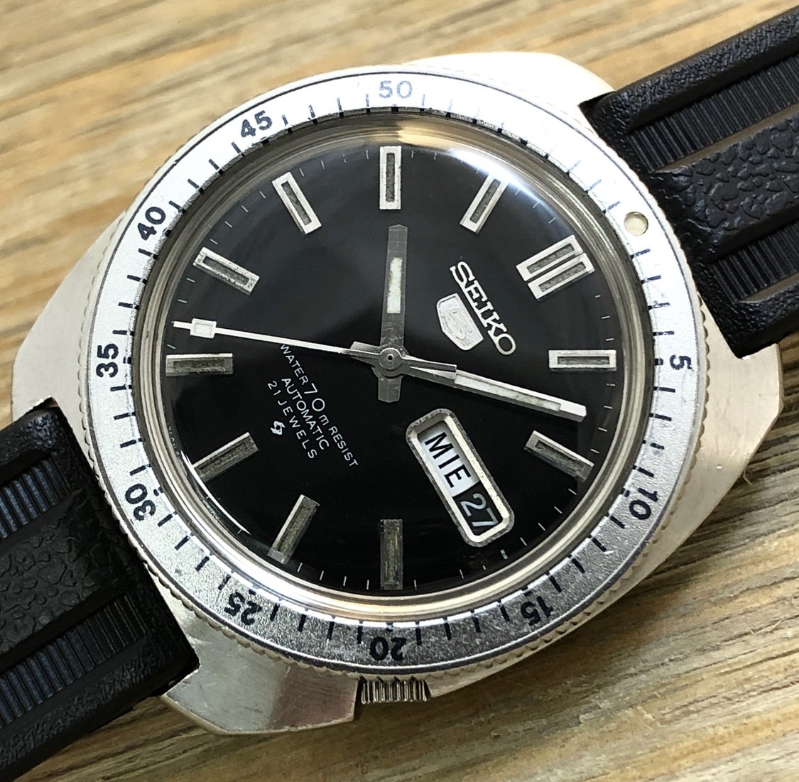 systematisk slette entusiastisk 1972 Seiko 6119-8460 Automatic 70m Sport Diver “Gene Kranz”