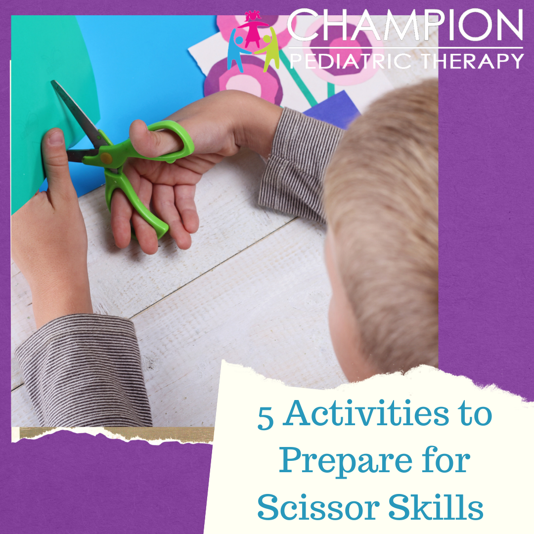 A Fun Cutting with Scissors Activity: Fine-Motor Skills and Squeezing