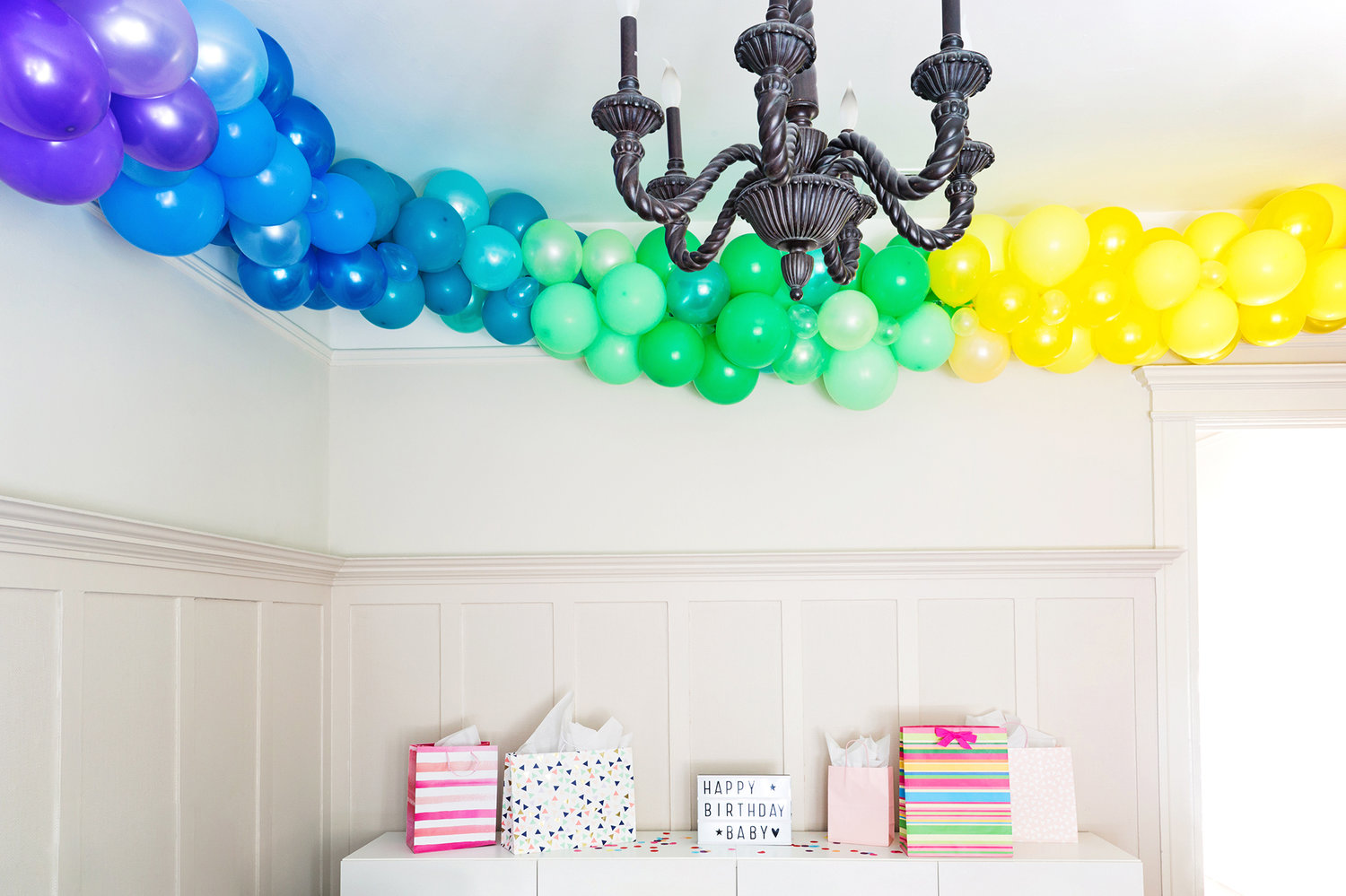 Beautiful ideas for a Rainbow - Party Decoration Ideas