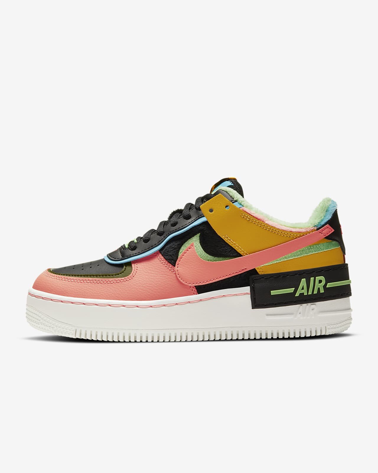 Hightop Classic Nike Af1 Basketball Shoes Sneakers Stock Photo