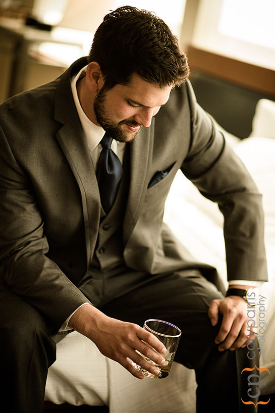 men's wearhouse style ad during seattle wedding photography