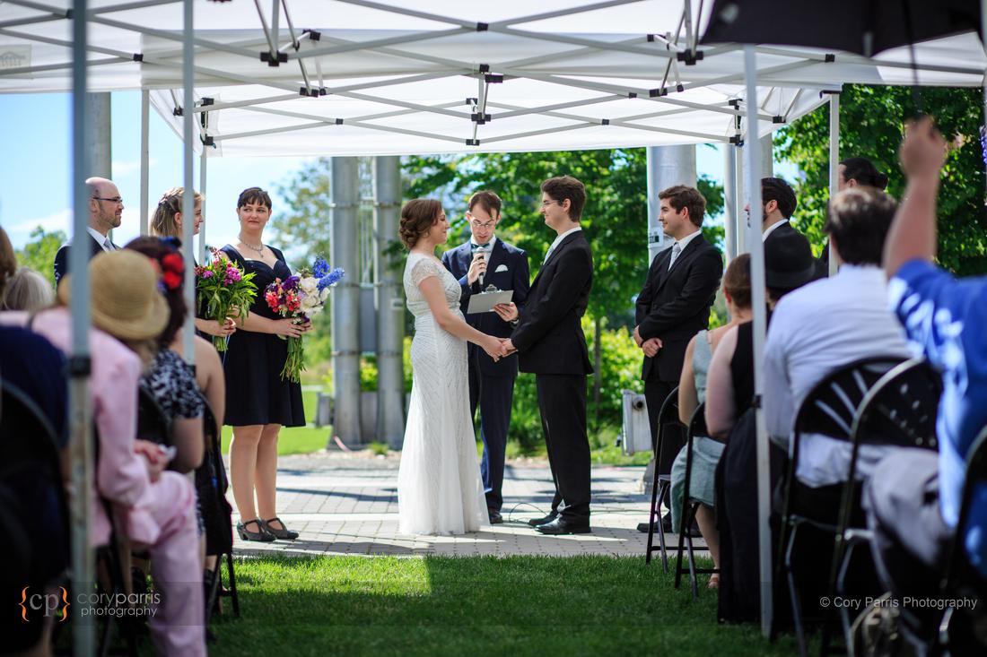 Wedding ceremony in Redmond