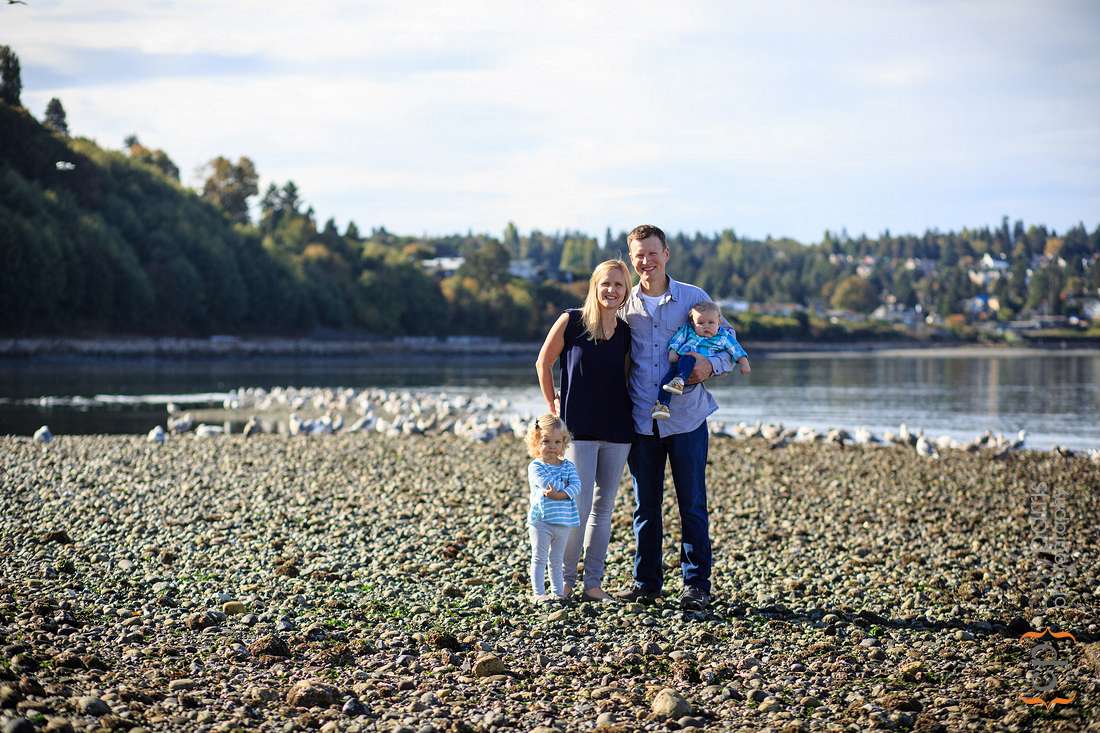 Carkeek Park family portraits in Seattle
