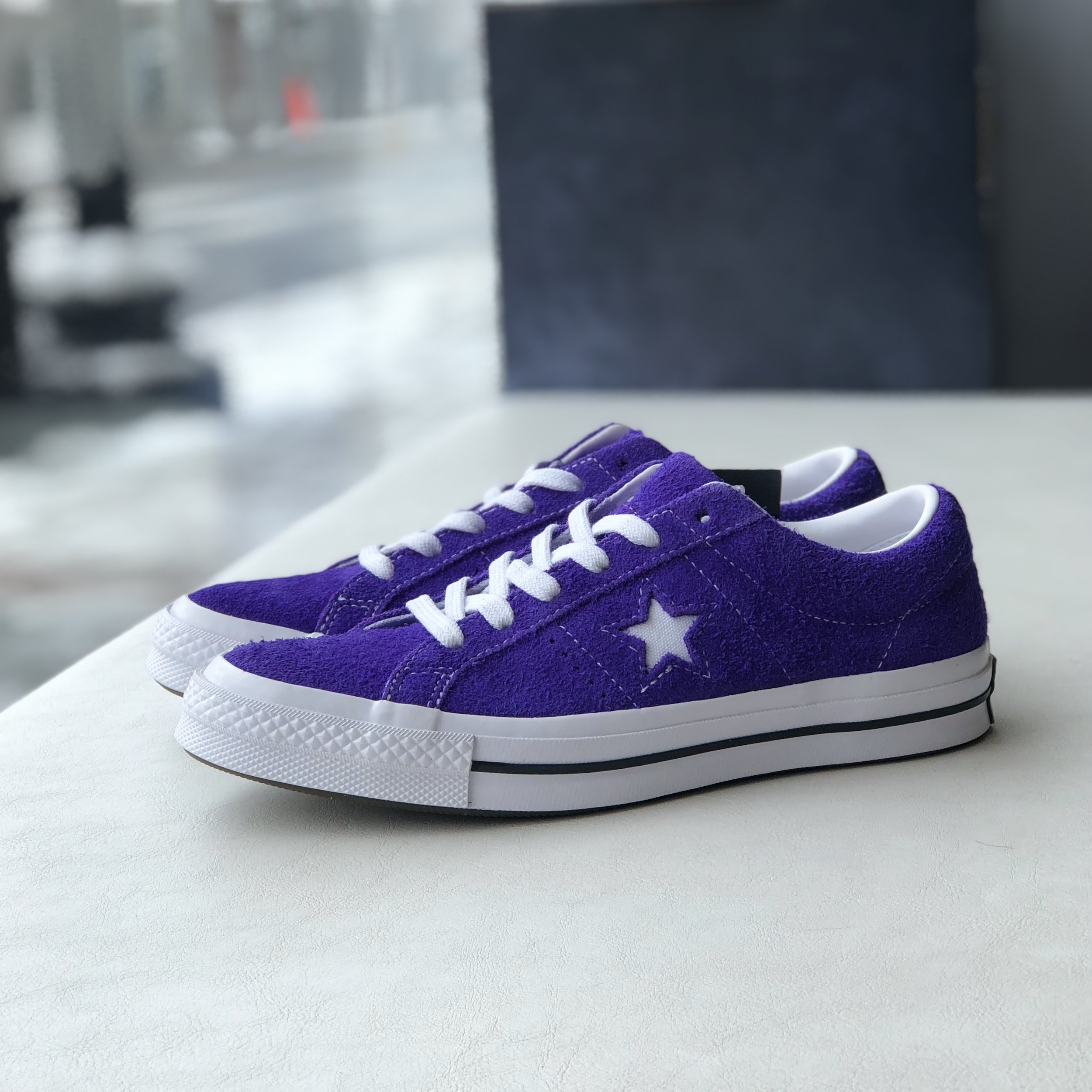 converse one star court purple