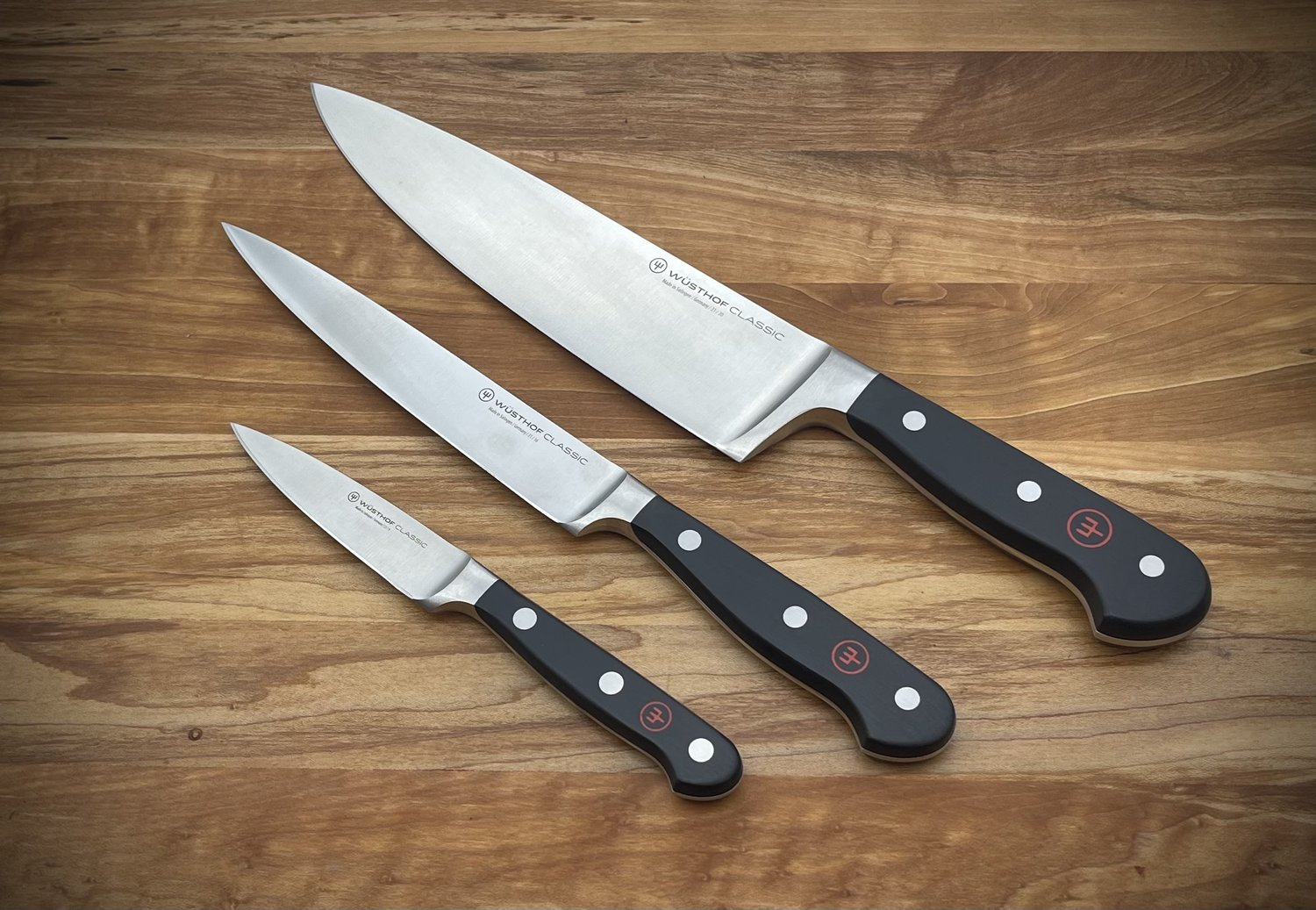 Wusthof Knife Set - Pro 3 Piece – Cutlery and More