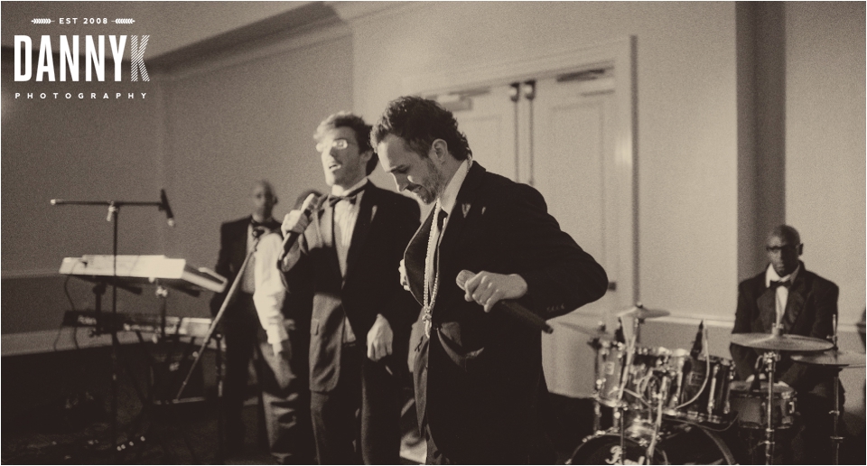 King Kobraz perform at the wedding of Emily Gasson and Josh Lawrence