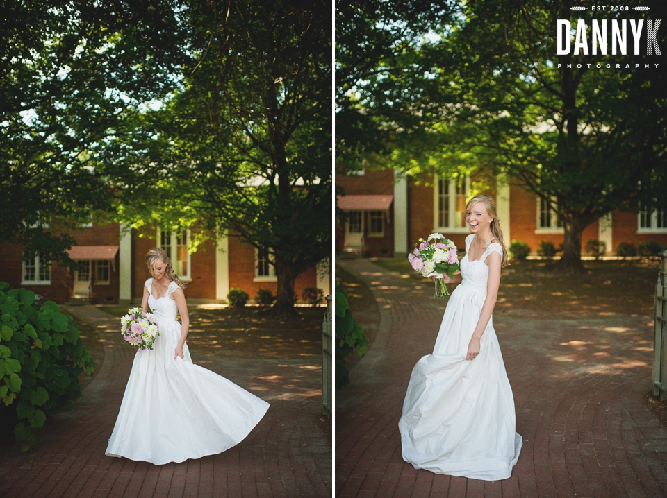 Bridal and Mississippi Wedding Photography at College Hill Presbyterian Church