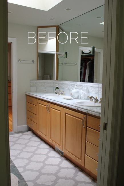 Painted Bathroom Cabinets Before After Md Haney Co