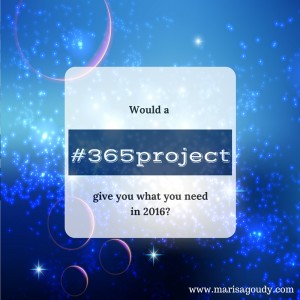  Would a #365project give you what you need in 2016?