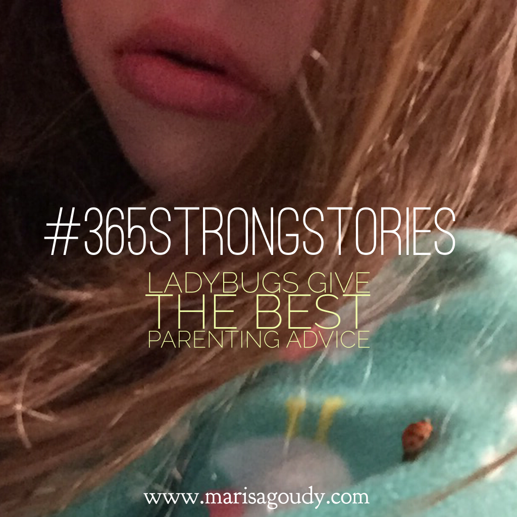 Ladybugs Give the Best Parenting Advice, #365SovereignStories by Marisa Goudy