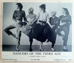 Writer's photo of dancers of the third age