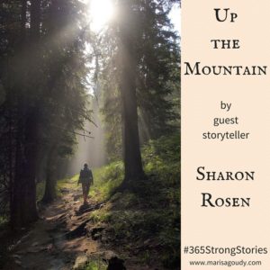 Up the mountain by guest storyteller Sharon Rosen #365StrongStories