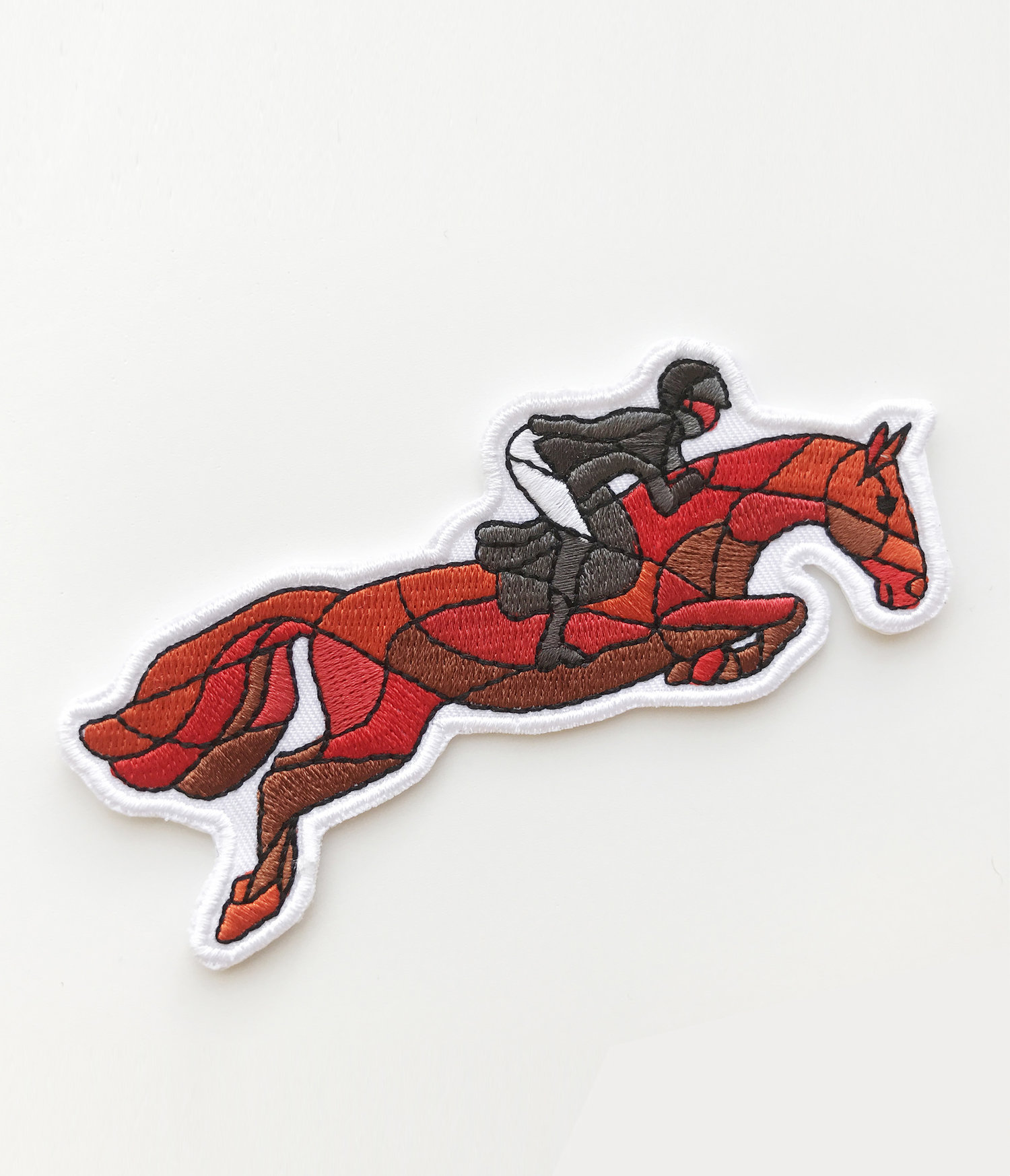 Iron On Jumper Patch — horse on the loo s e 