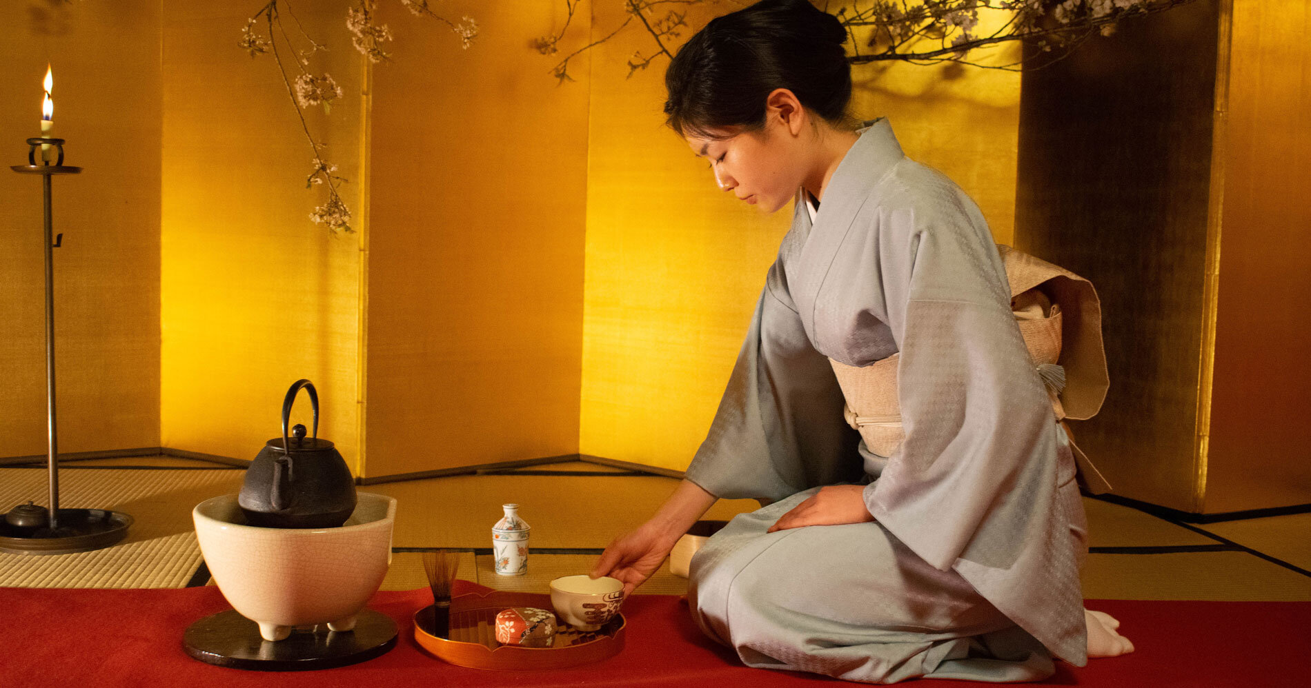 Chakin Japanese tea ceremony Linen cloth Excellent quality Nara Takegusi stitch 