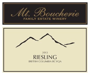 Mt Boucherie 2013 Riesling