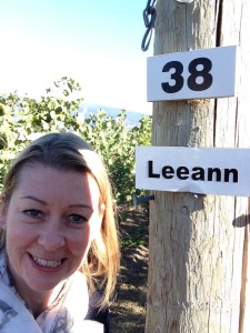 Christine Campbell, Girls Go Grape, looks great in her #row38selfie