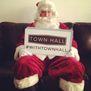 santa with Town Hall
