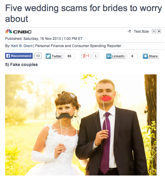 Five Wedding Planning Scams