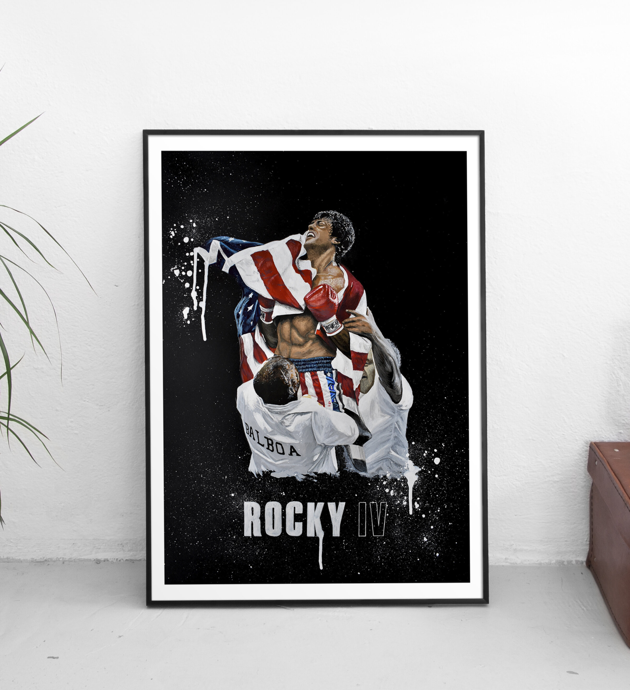 HD Canvas Print home decor wall art painting,ROCKY IV SYLVESTER STALLONE 20x32" 