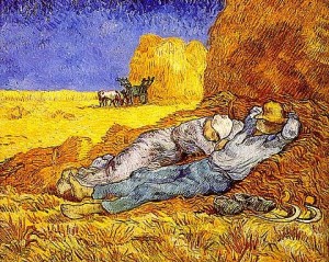 “La siesta”, de Vincent van Gogh
