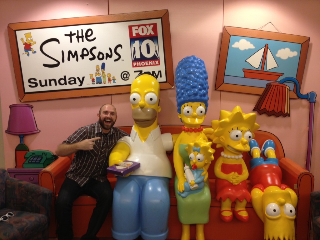 In the front lobby they have a real life Simpsons model!!!! So legit!!!!!!!!
