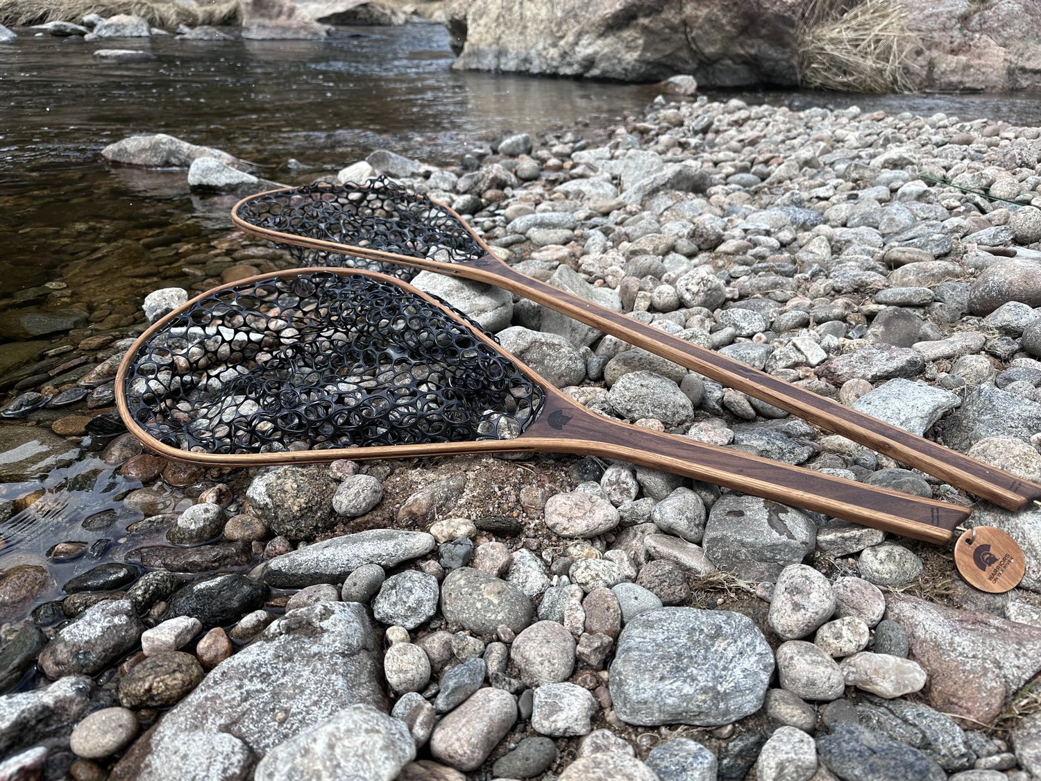 Wade Net-Handcrafted Wooden Fishing Net-Small — Warriors on the River