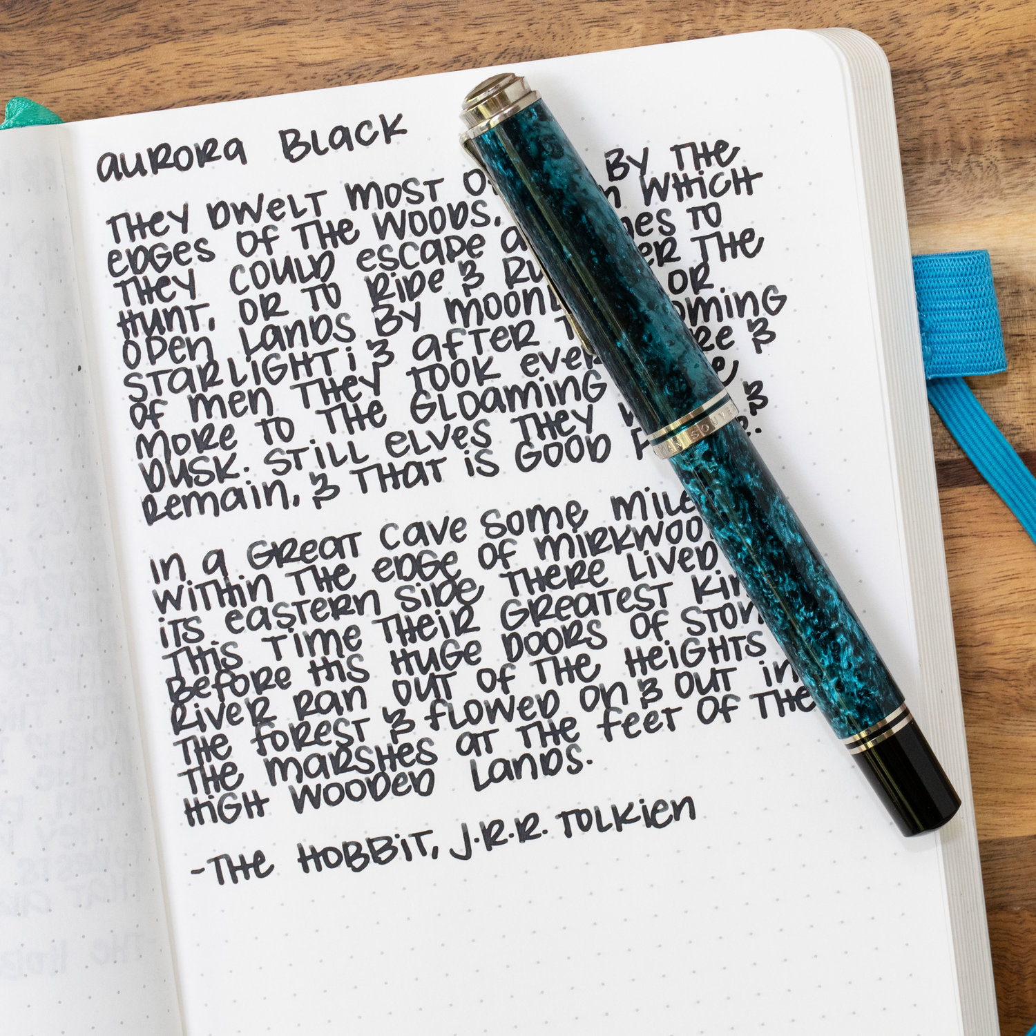 Ink Review: Aurora Black – pen, actually