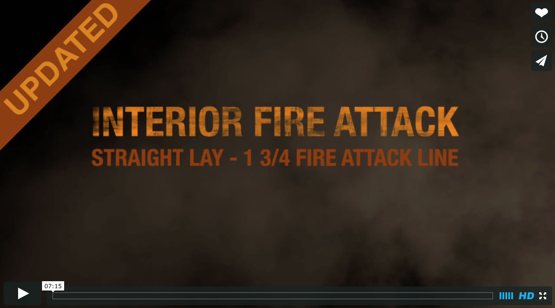 Interior Fire Attack