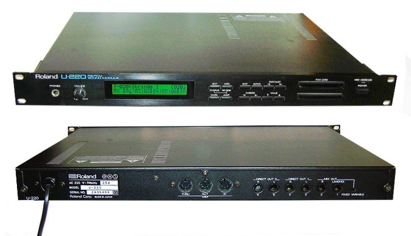 Roland U-220 RS-PCM Sound Module - ayanawebzine.com