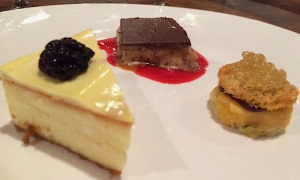 Three small but mighty desserts were paired with Kessler-Haak's 2013 Cabernet Sauvignon from Star Lane Vineyard