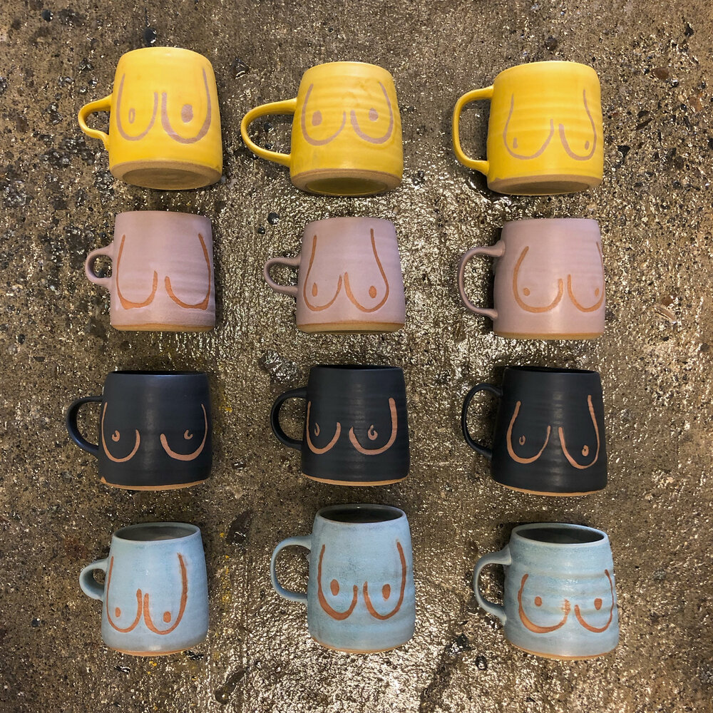 Boob Mugs All Shapes and Sizes 