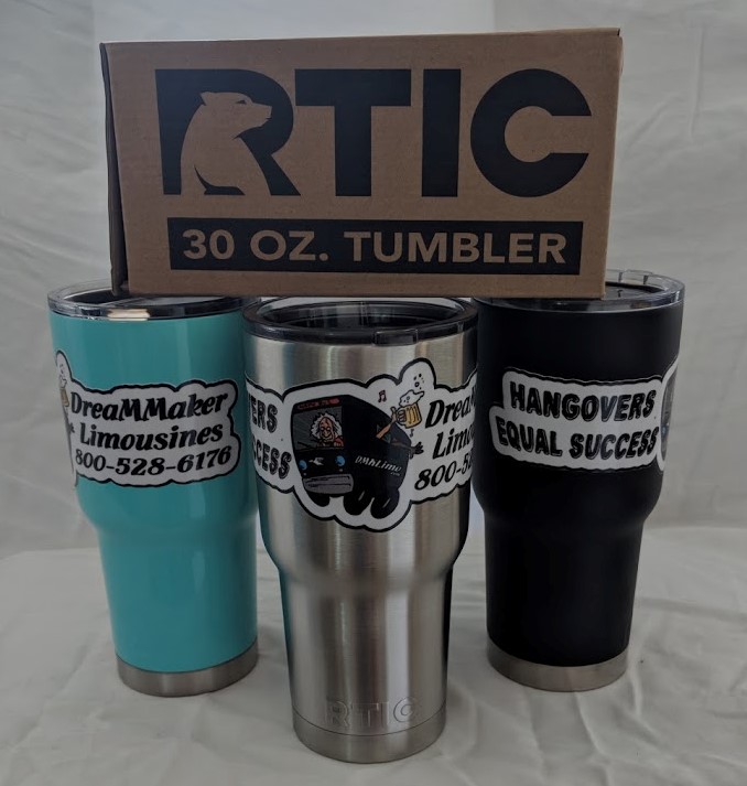 RTIC Tumbler Black — DreaMMaker Limousine