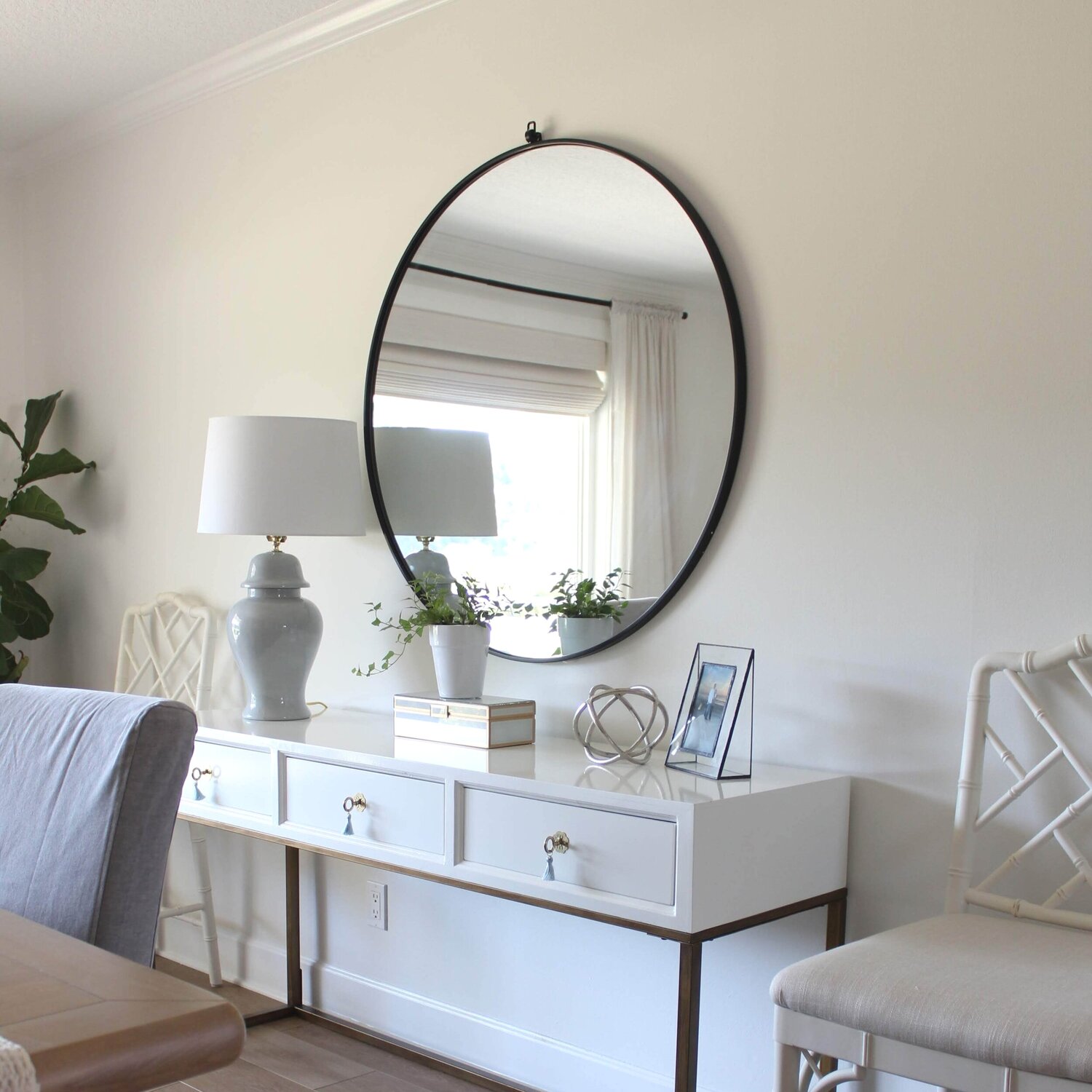 Hanging My Heavy Dining Room Mirror — House Full of Summer - Coastal Home &  Lifestyle