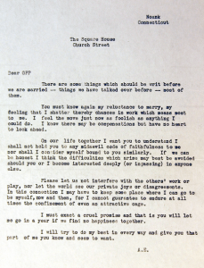 Amelia Earhart letter 