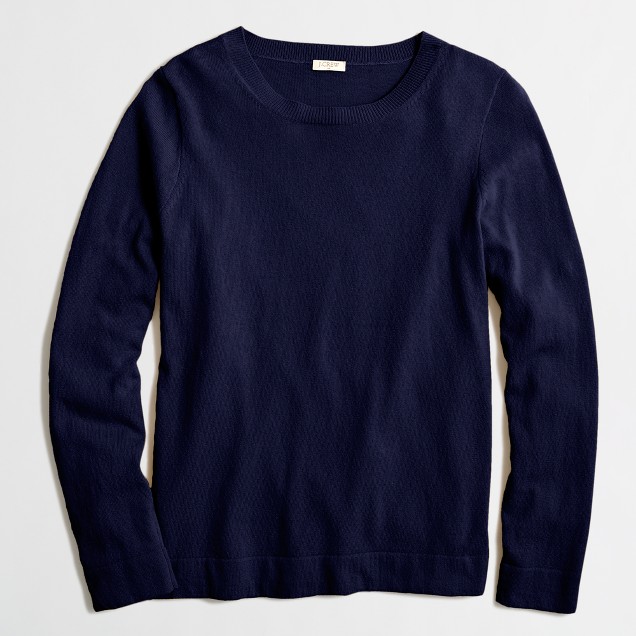   Cotton Wool Teddy Sweater  by Jcrew Factory $34.95 