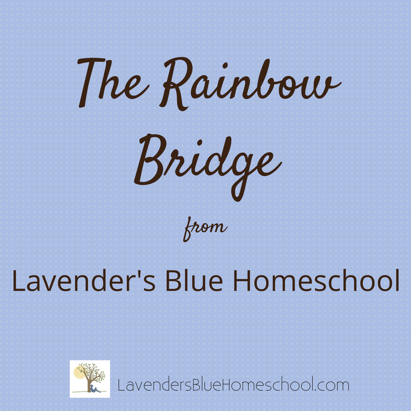 The Rainbow Bridge — Lavender’s Blue Homeschool