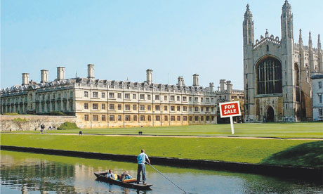 Cambridge University: some university activities may be financed with private cash