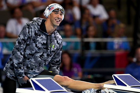 Michael Phelps at his last Trials as a competitor // Getty Images 