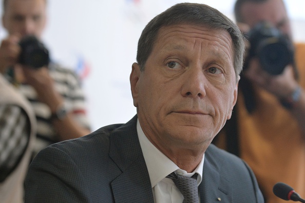 Russia'Olympic committee president Alexander Zhukov at a meeting last week in Moscow // Getty Images 