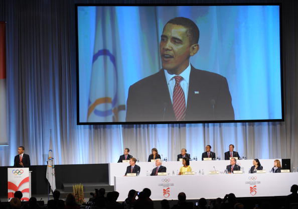 Time shows how we all change over seven years: President Obama in 2009 addressing the IOC on behalf of Chicago's 2016 bid // Getty Images 