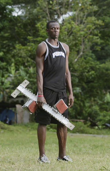 Bolt in 2006 in Jamaica -- identified in the photo records as a "200 and 400 sprinter" // Getty Images 