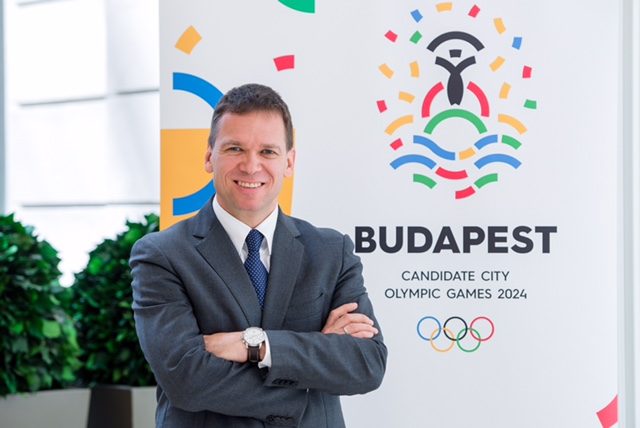 Budapest 2024 bid leader Balázs Fürjes // Budapest 2024