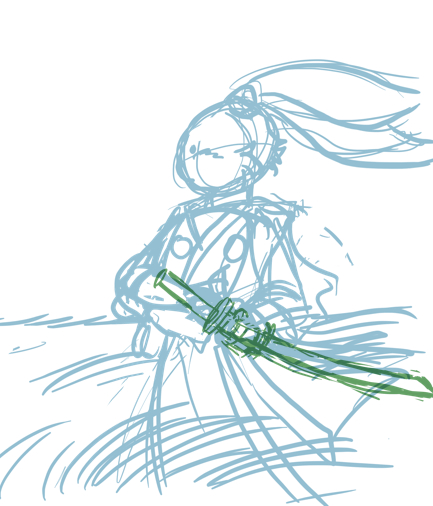 usagi-sword sketch