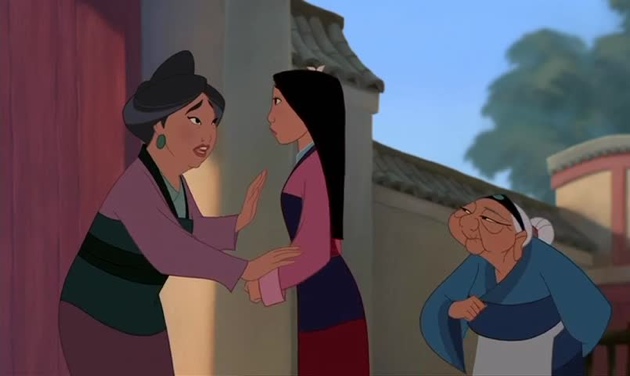 Fa Mulan, Mother Fa, and Grandmother Fa