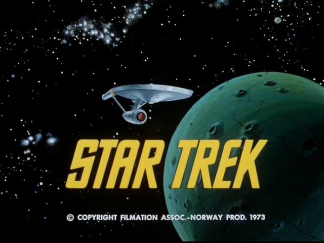 Star Trek animated series title card